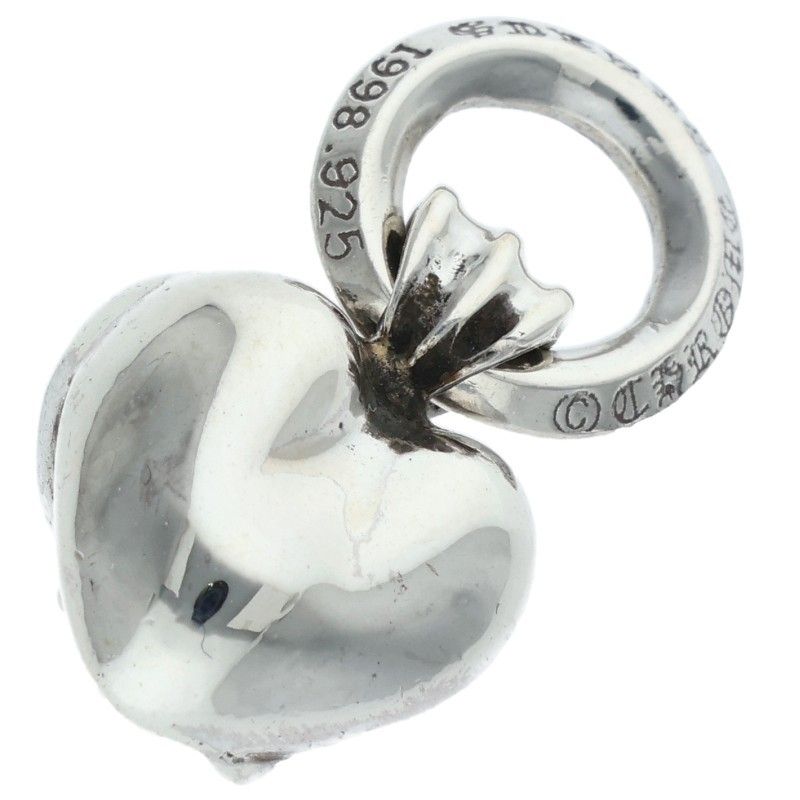 クロムハーツ  HEART CHARM/ハートチャーム シルバーネックレストップ メンズ クロムハーツ HEART CHARM/ハートチャーム チャーム/シルバー