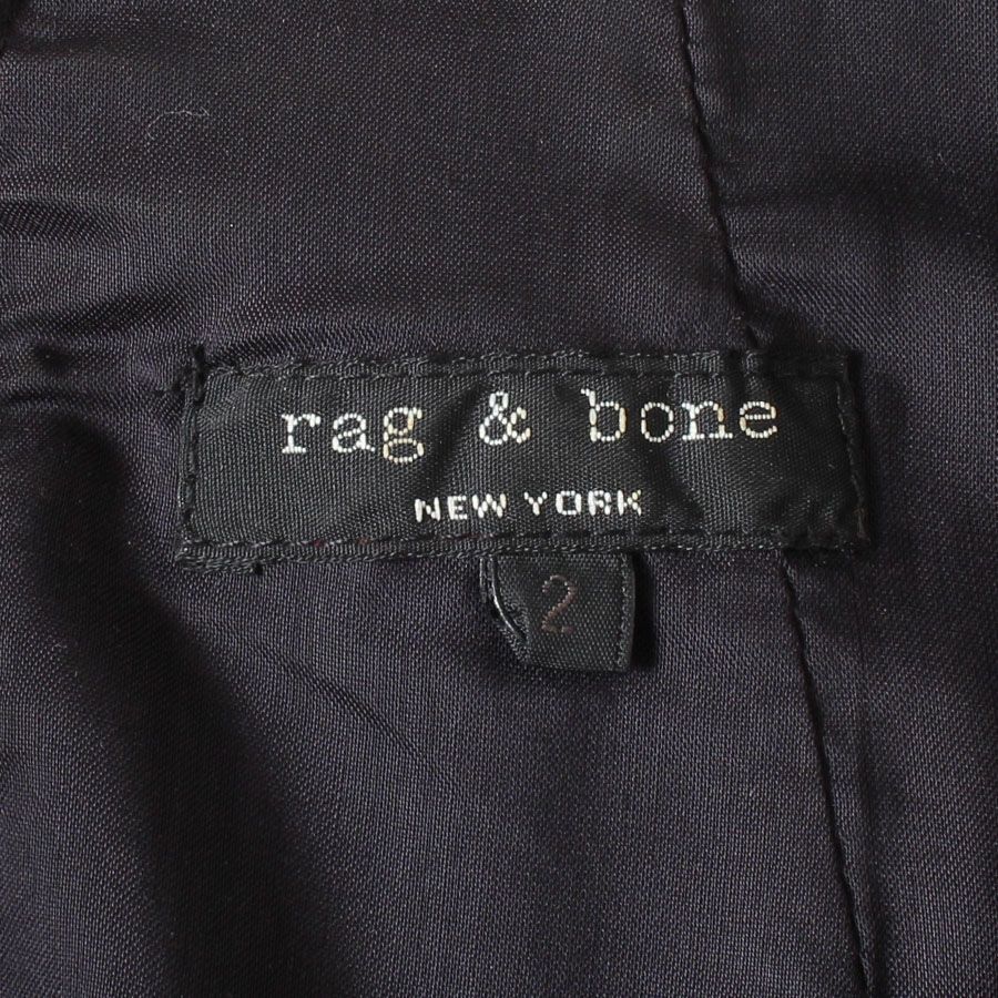 WE26718 美品 Rag&Bone ラグ&ボーン 半袖 ミニ ワンピース チュニック 