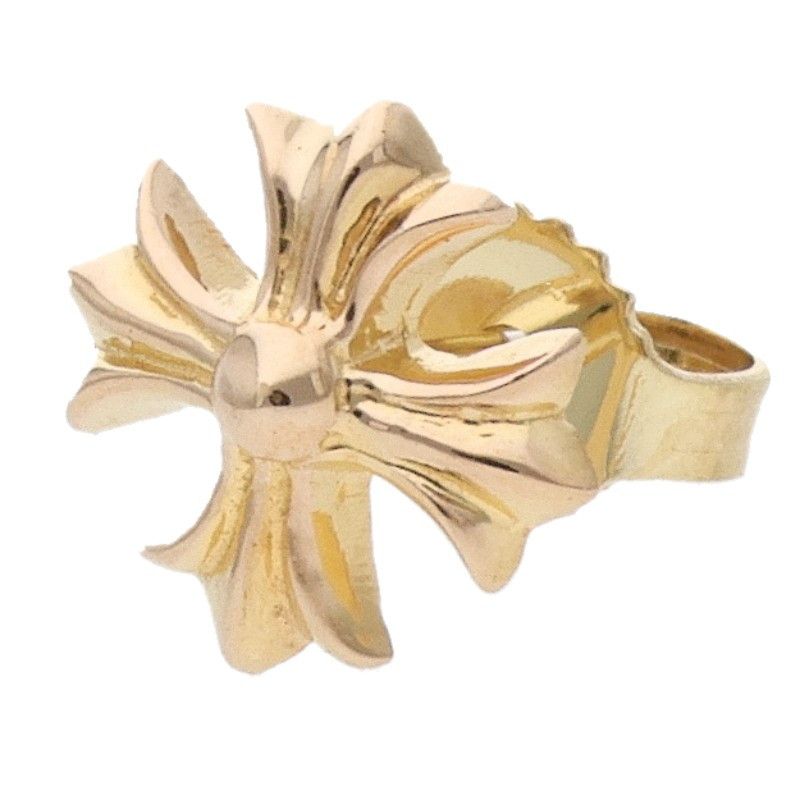 クロムハーツ 22K No2 CH PLS/22KCHプラススタッド ゴールドピアス