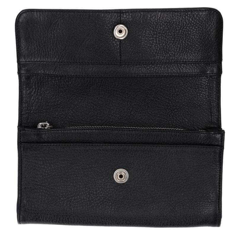 クロムハーツ JUDY/ジュディ クロスボタンレザーウォレット財布 メンズ