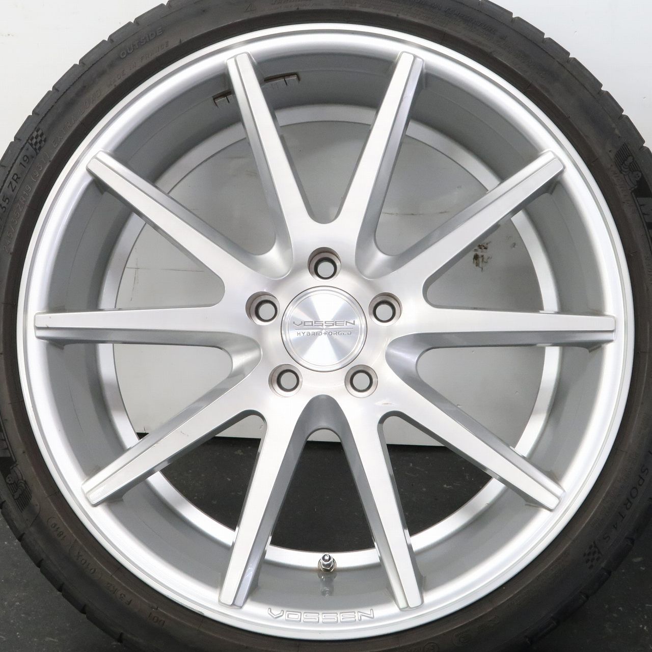 4本 VOSSEN VFS-1 19インチ 8.5J +40 5H 112 ラジアル MICHELIN PILOT 