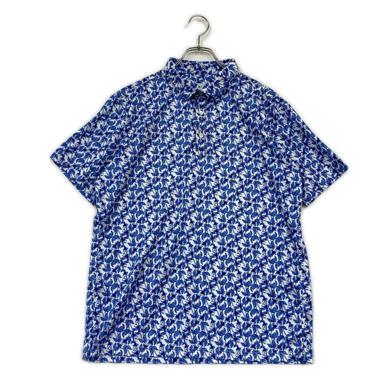 中古 メンズ セントアンドリュース StANDREWS 半袖ポロシャツ LL 青