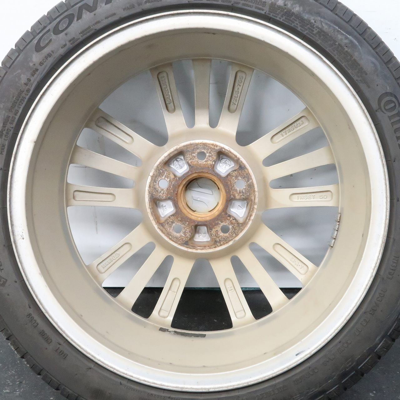 ZC32S 純正 アルミホイール 17×6.5j 5H PCD114 +50 ENKEI エンケイ 