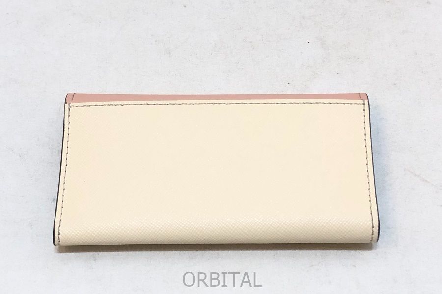 ケ6/MARNI/マルニ/キーケース/６連/ツートンカラー/ピンク 経堂) マルニ MARNI 6連キーケース レザー ピンク ベージュ イタリア製