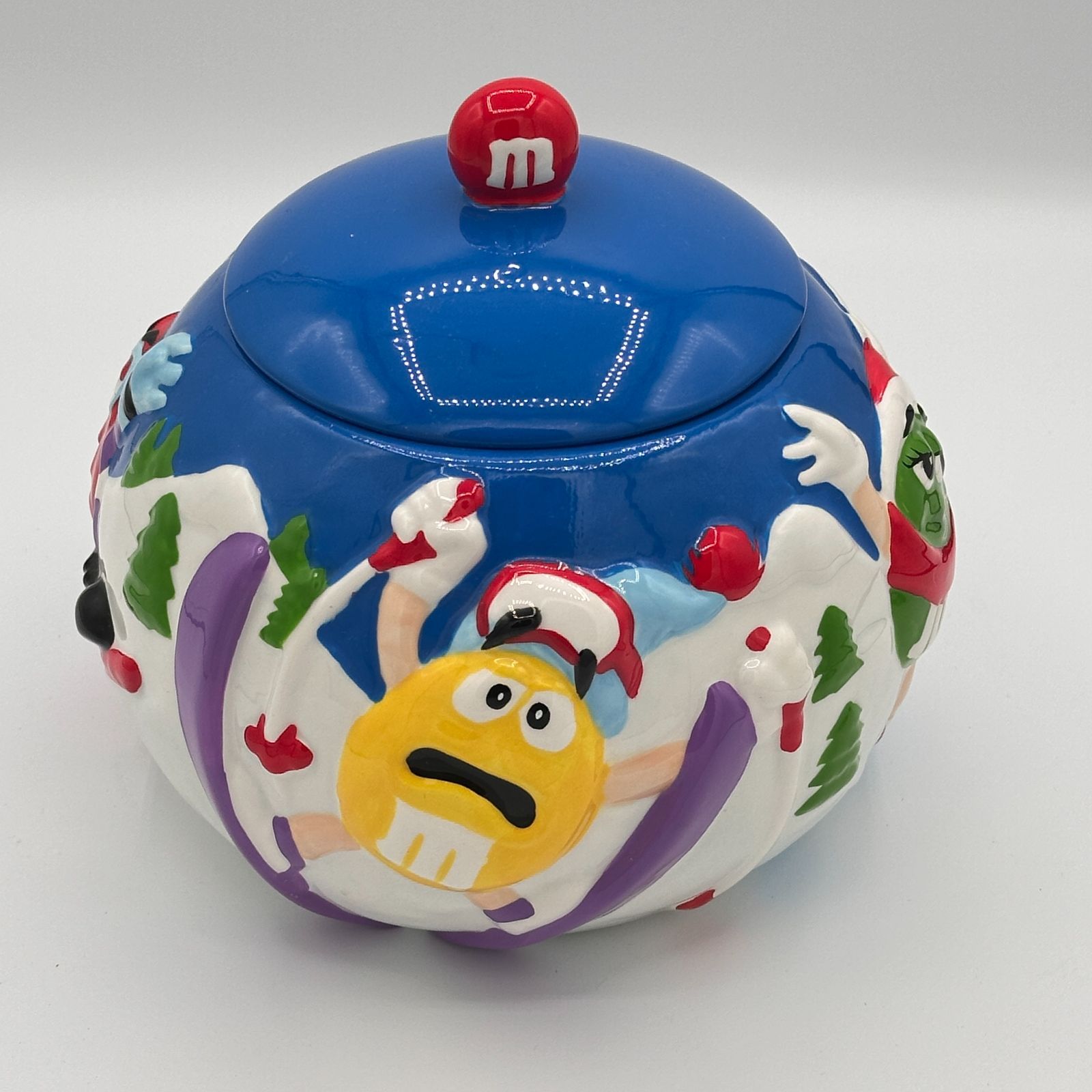 2003年製 m&m's エムアンドエムズ クッキージャー 陶器製 GALERIE