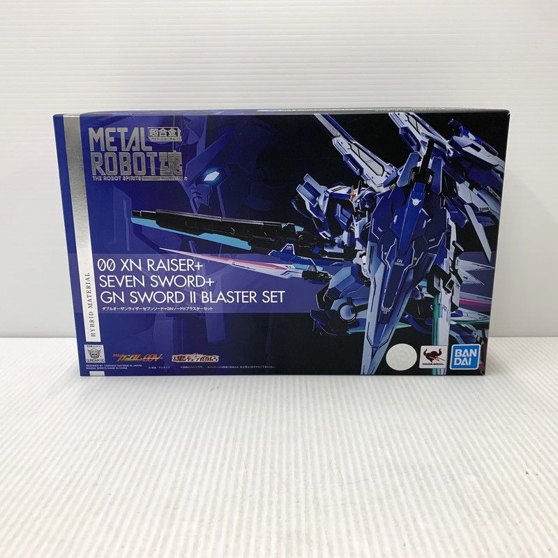 【中古品】 METAL ROBOT魂 ダブルオーザンライザーセブンソード+GNソードIIブラスターセット 【056-260724-yn-11-izuh】