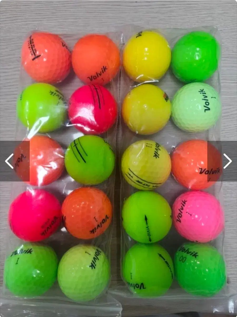ボルビック ゴルフボール COLORボール 50球