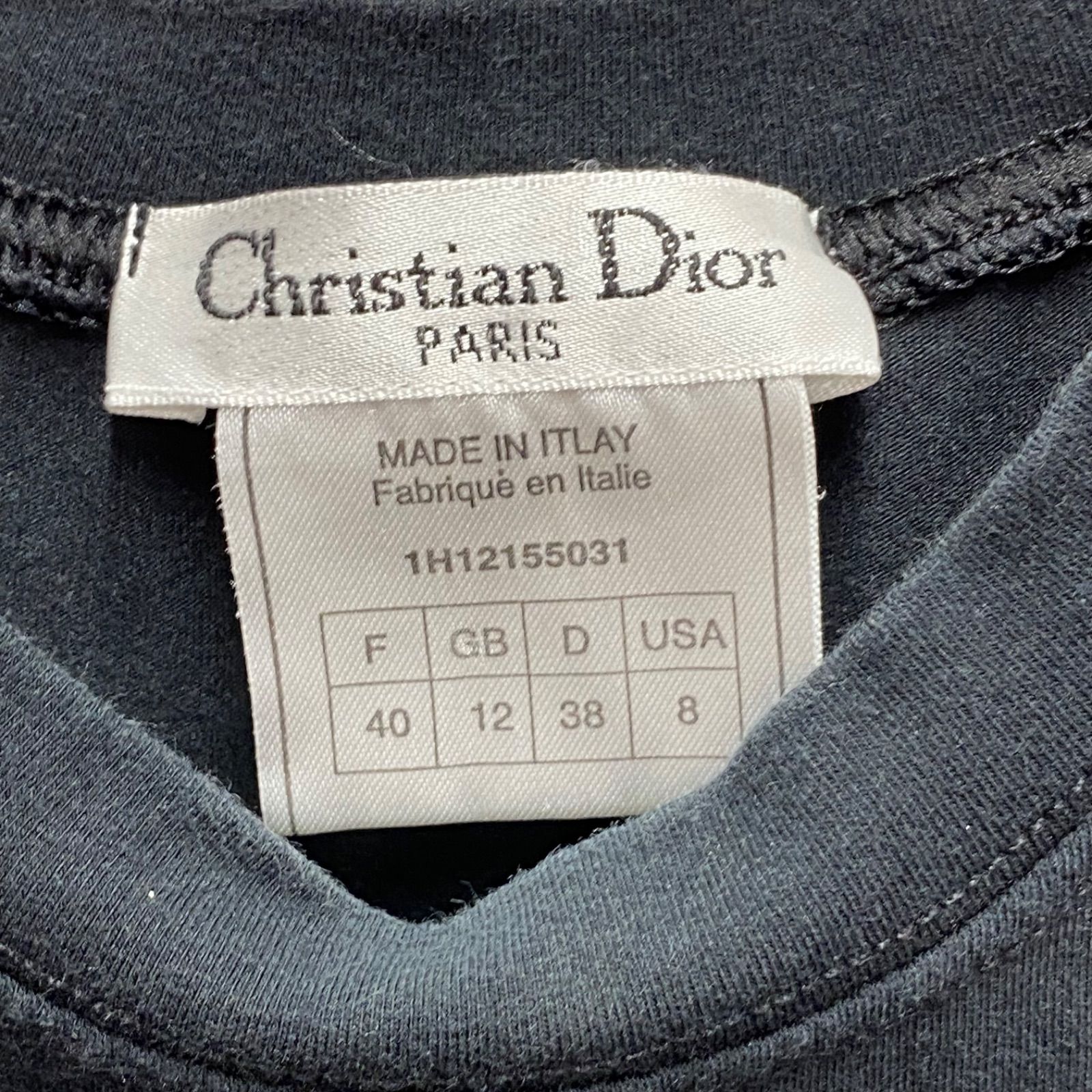 Christian Dior クリスチャンディオール ジャガード トロッター ロゴ T