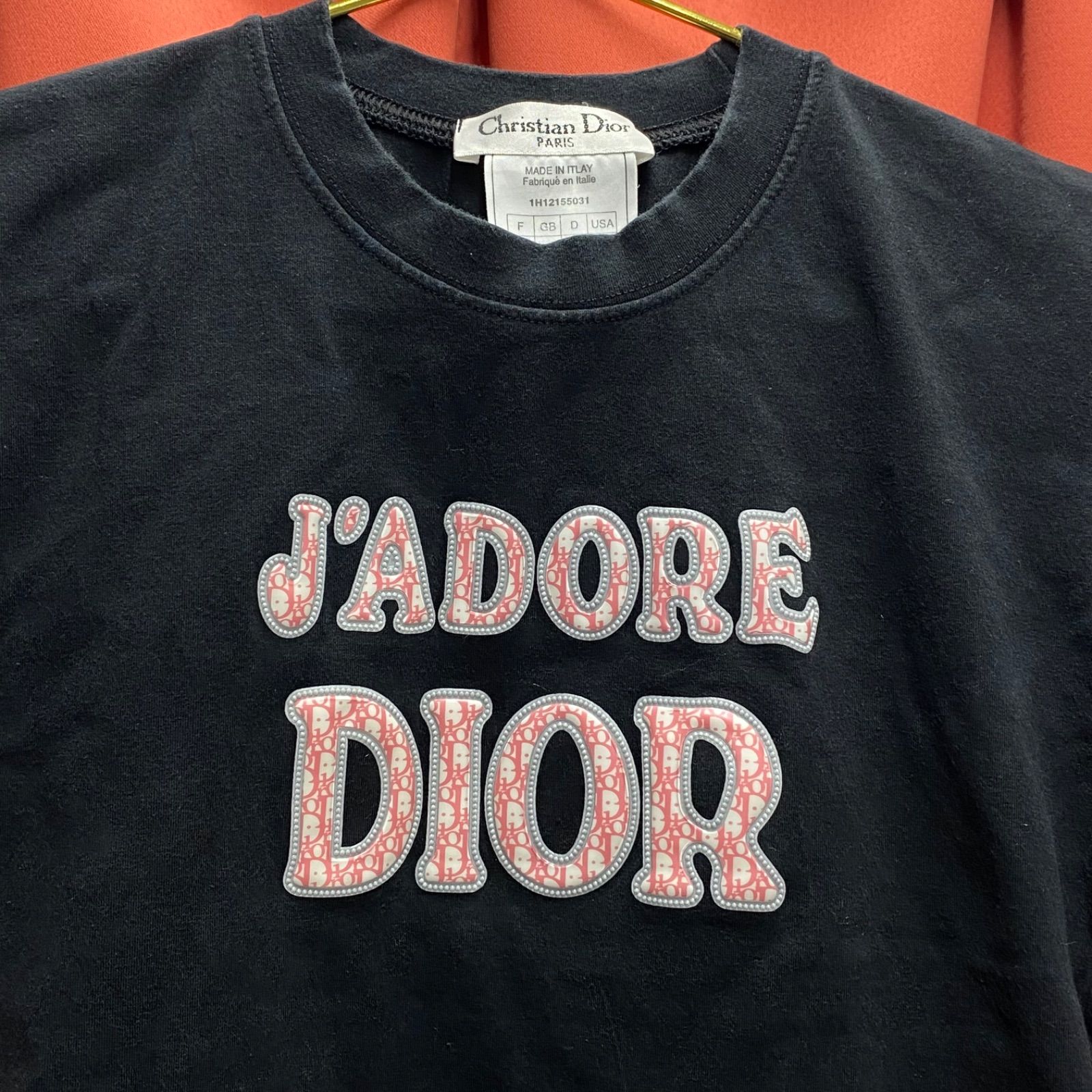 Christian Dior クリスチャンディオール ジャガード トロッター ロゴ T