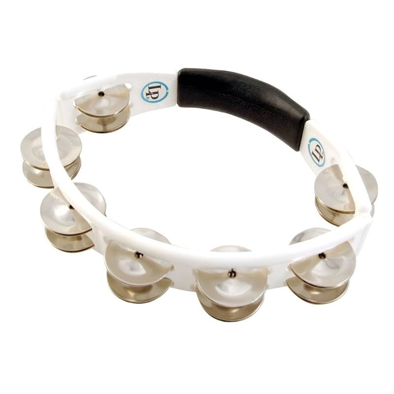 【新品】 LP エルピー タンバリン Cyclops Hand Held Tambourine, White LP152 0
