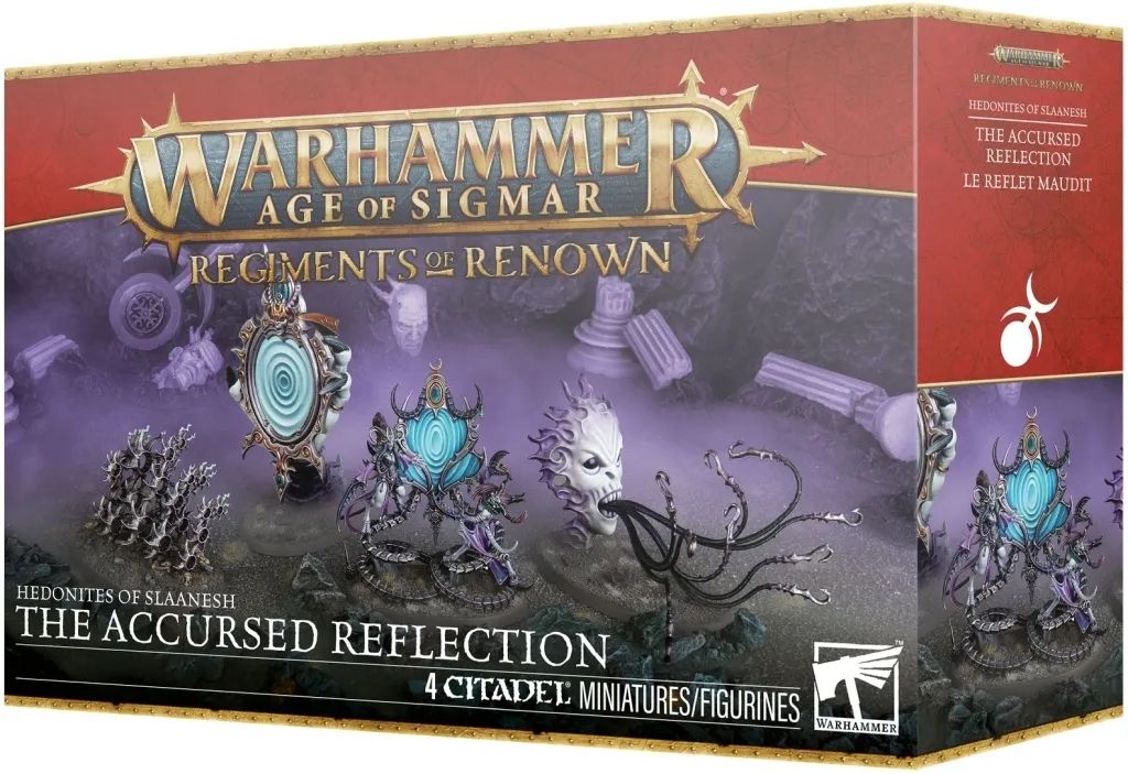 【新品】ミニチュアゲーム ヘドナイト・オヴ・スラーネッシュ： 呪われし鏡像 「ウォーハンマー エイジ・オヴ・シグマー」 (Hedonites of Slaanesh： Accursed Reflection) [83-112]