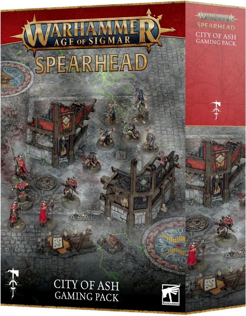 【新品】ミニチュアゲーム 『灰燼を冠する都』ゲーミングパック 英語版 「ウォーハンマー エイジ・オヴ・シグマー」 (City of Ash Gaming Pack English) [80-58]