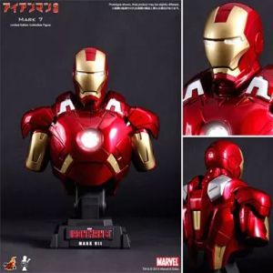 フィギュア アイアンマン マーク7 「アイアンマン3」 ホットトイズ・バスト 1/4スケールコレクティブル【10日以内発送】