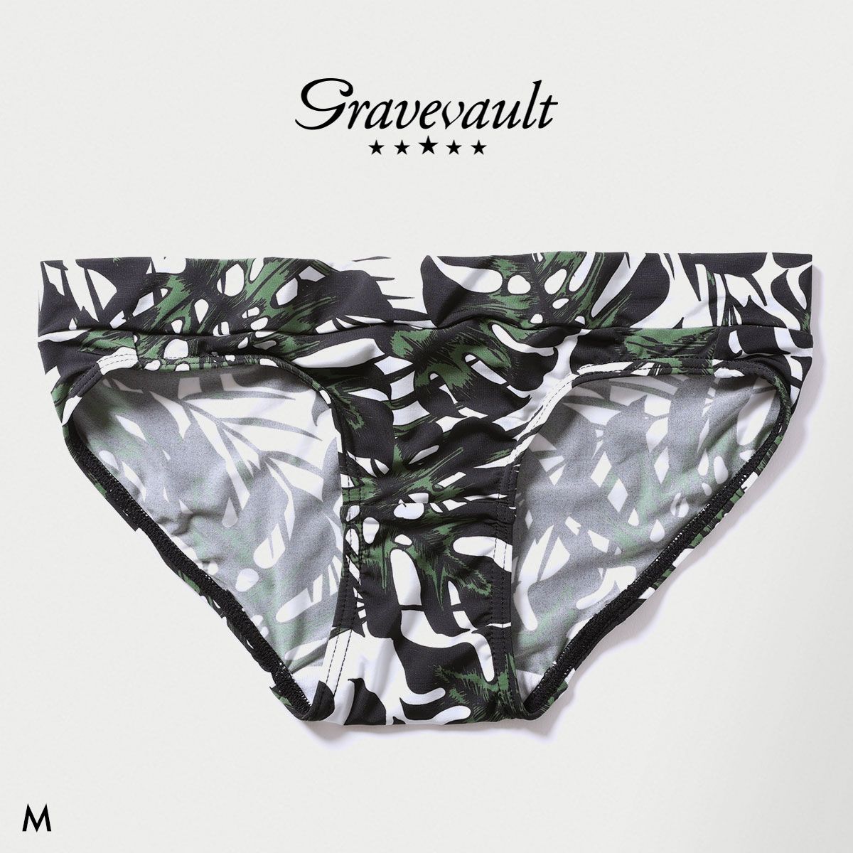 メール便】【新品】グレイブボールト monstera leaf ビキニショーツ