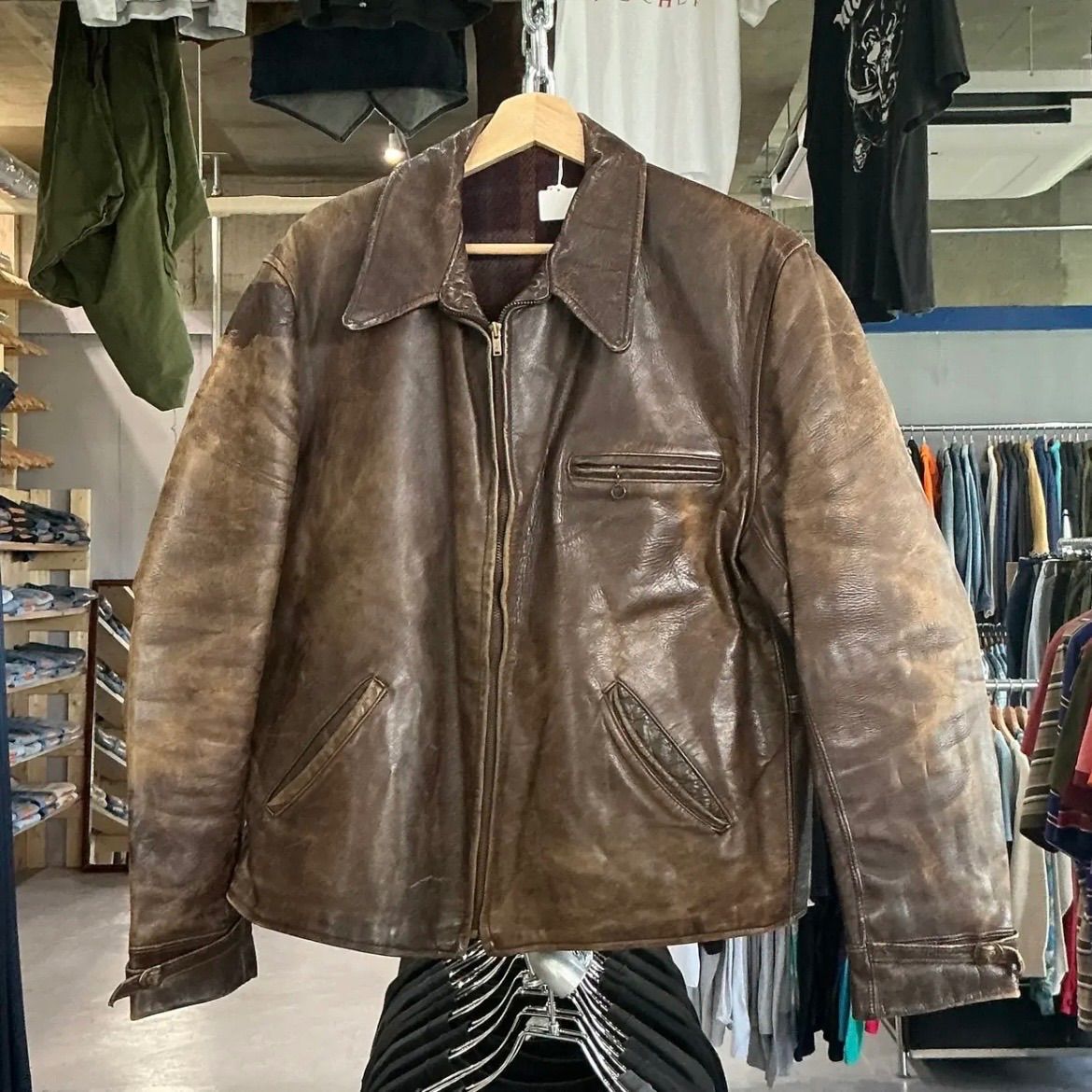 ~40s Leather Jacket レザージャケット