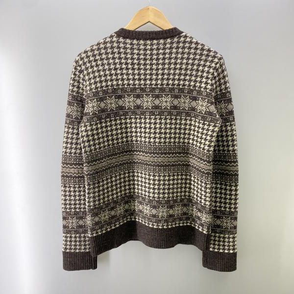 中古】NUMBER(N)INE 02aw ジョージ期 雪柄ジップアップカーディガン