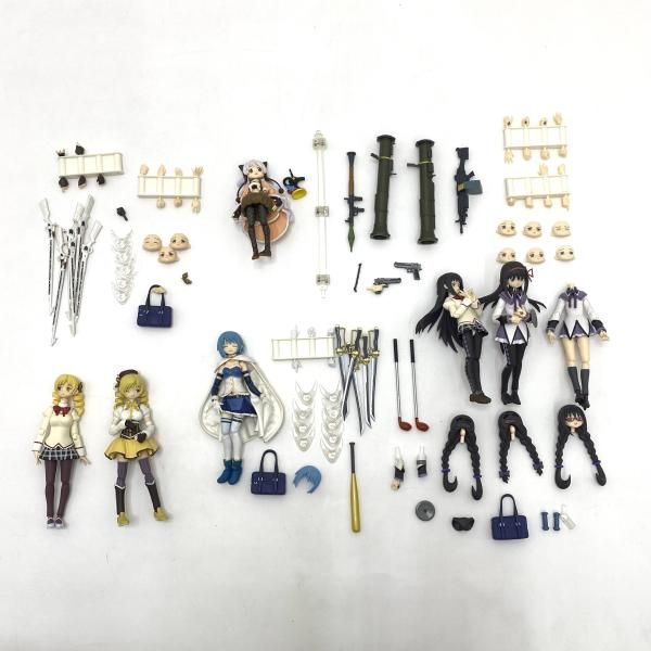 中古】【まとめ】figma まどか☆マギカ セット 巴マミ 美樹さやか 暁美