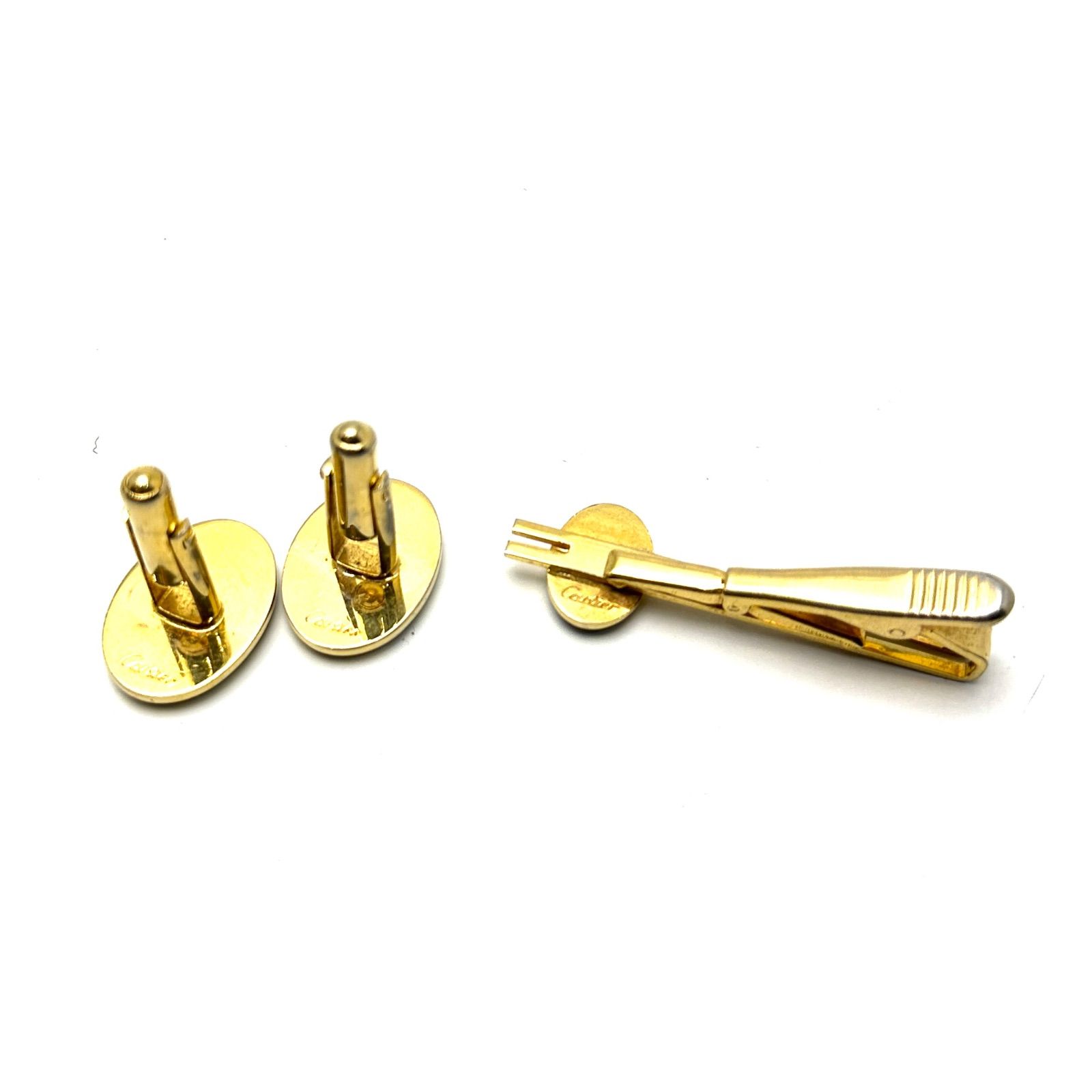 楠本質店/元住吉】カルティエ CARTIER カフス タイピン セット 2C