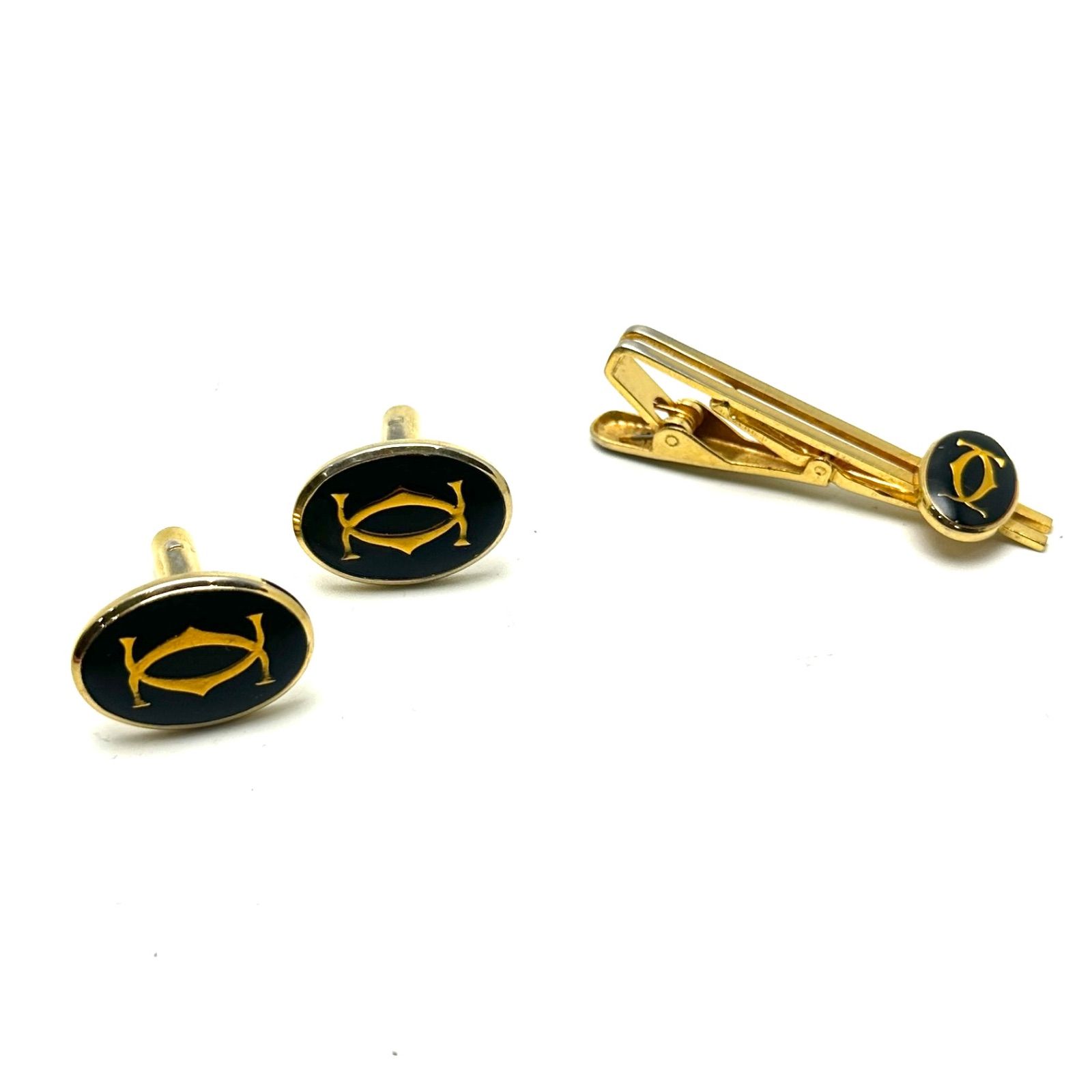 楠本質店/元住吉】カルティエ CARTIER カフス タイピン セット 2C
