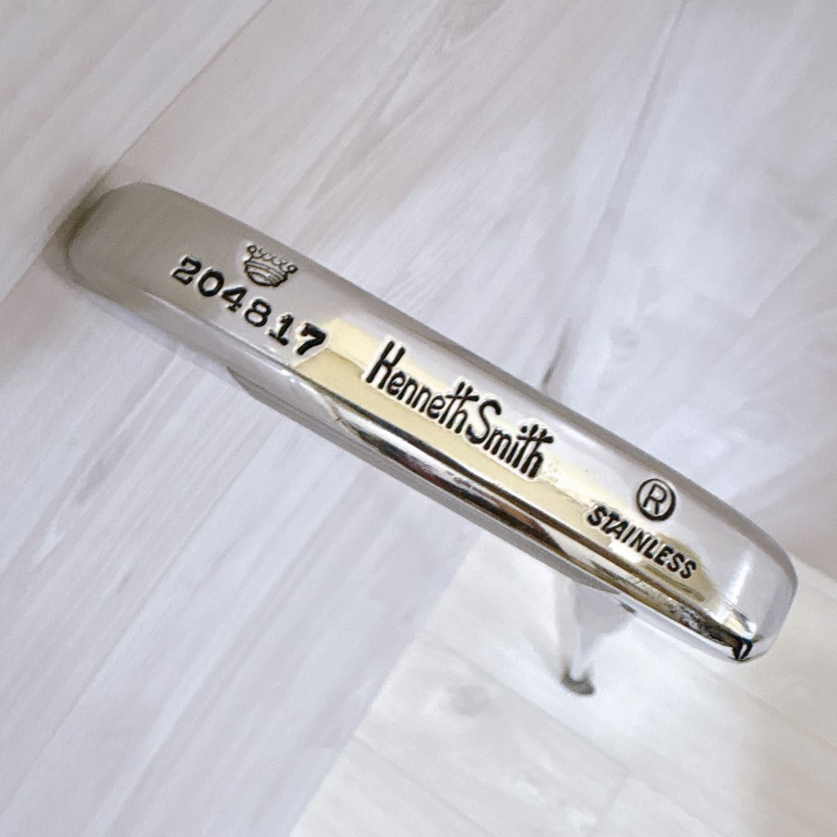 美品 激レア Kenneth Smith ケネススミス ステンレス L字 パター 右