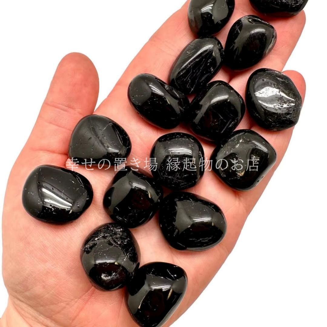 【 新品・天然石 】 特大 ブラックトルマリンE 天然石 天然 タンブル ブラックトルマリン 120g ブラック 置物