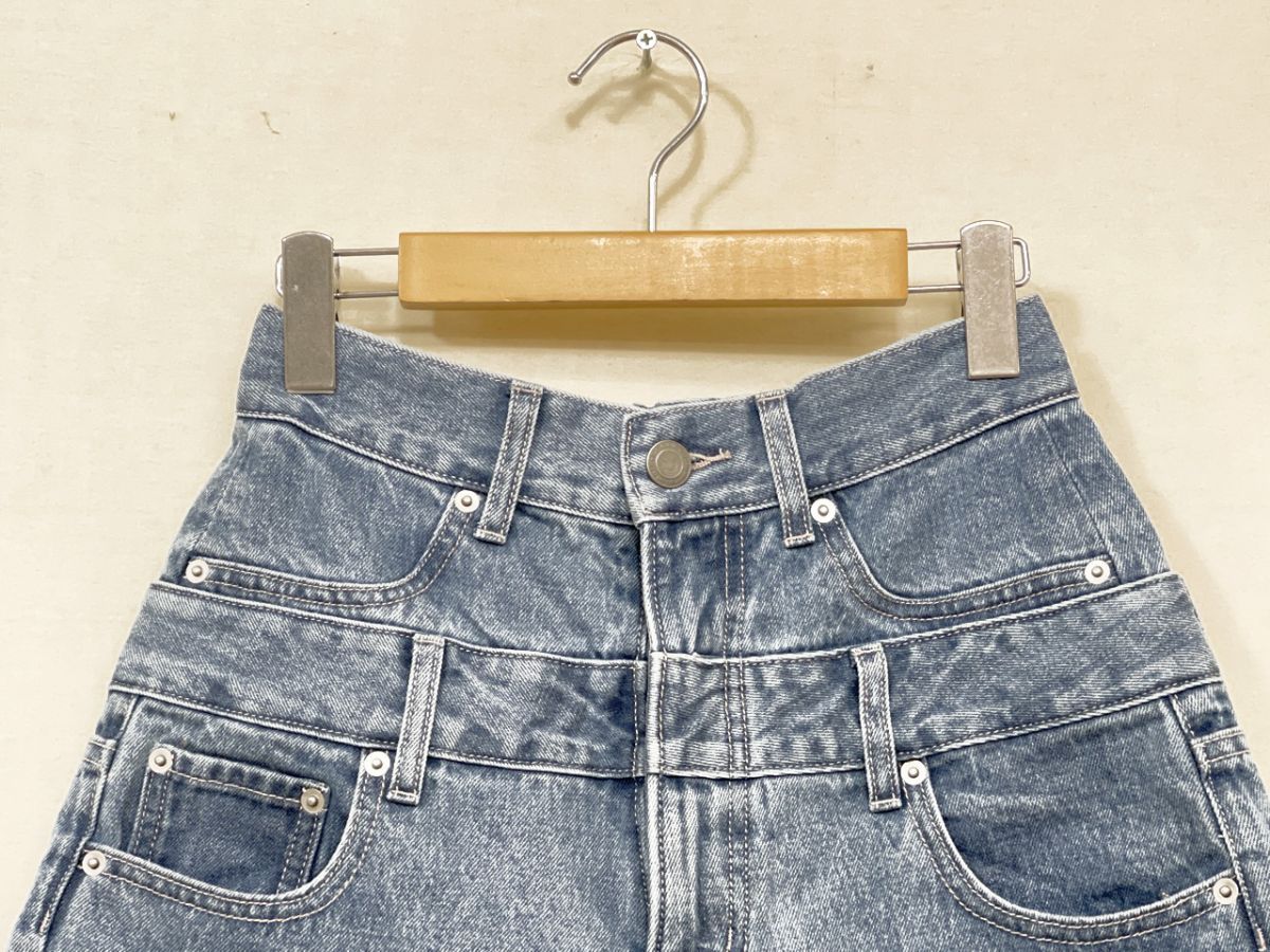 美品 WCJ ダブルシージェイ 若槻千夏 レイヤード デニムパンツ size26