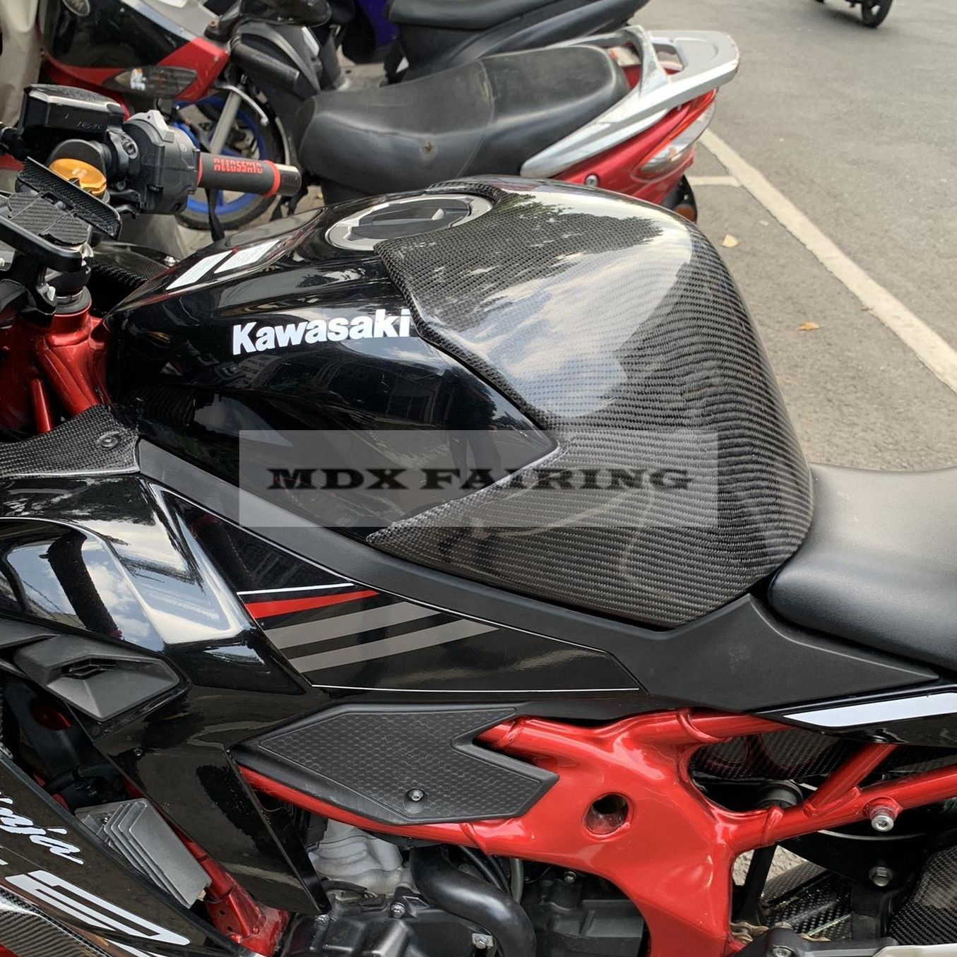 MDX ZX-25R ZX-4R タンクカバー EVO