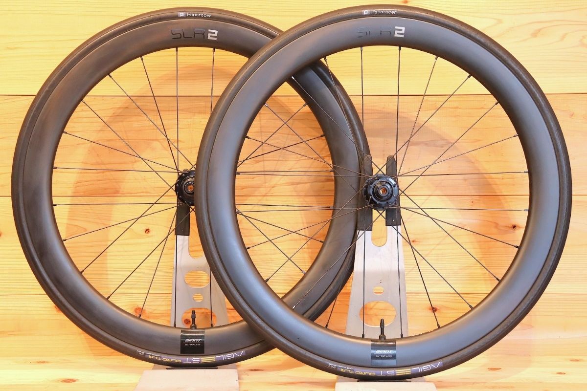 SR-2 Disc ロードバイク用ホイール 前後セット giant ジャイアント GIANT SLR 2 50 DISC カーボン チューブレス ホイール