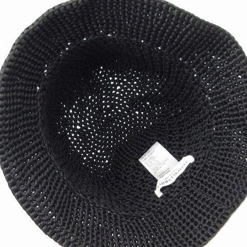 キジマタカユキ KIJIMATAKAYUKI POLY HAND KNIT BUCKET HAT ハンド
