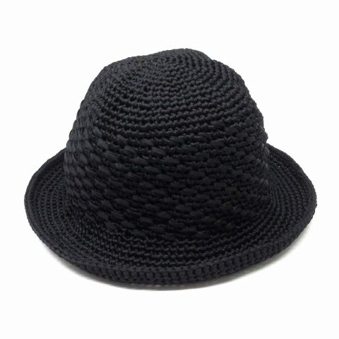 キジマタカユキ KIJIMATAKAYUKI POLY HAND KNIT BUCKET HAT ハンド