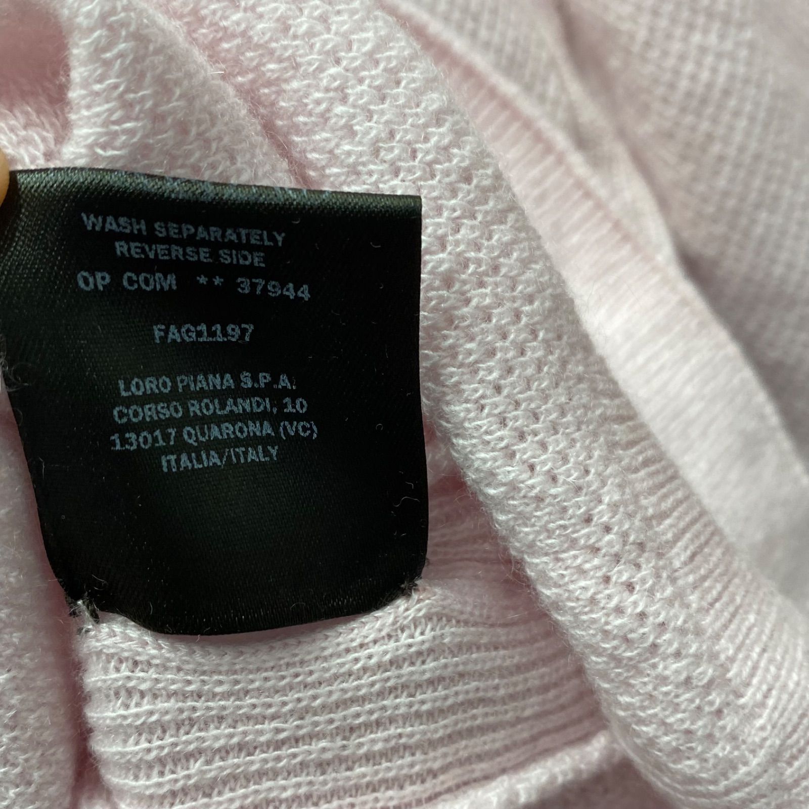 Loro piana ロロピアーナ ベビーカシミア ニット セーター イタリア製
