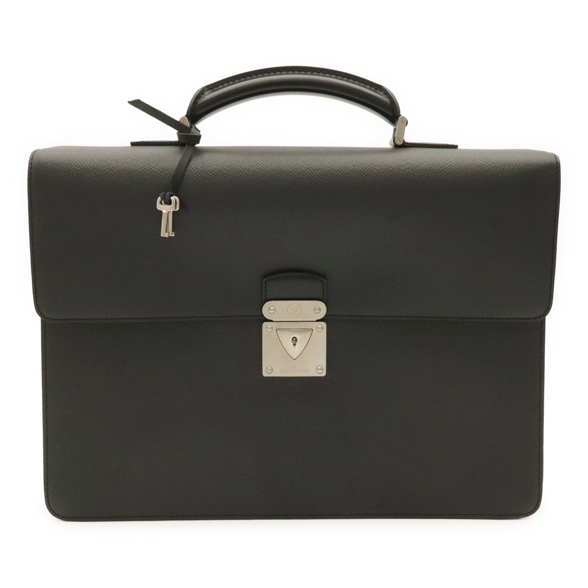 LOUIS VUITTON ルイ ヴィトン タイガ ラギート 書類カバン ブリーフケース ビジネスバッグ レザー アルドワーズ 黒 ブラック 鍵欠品 M31092