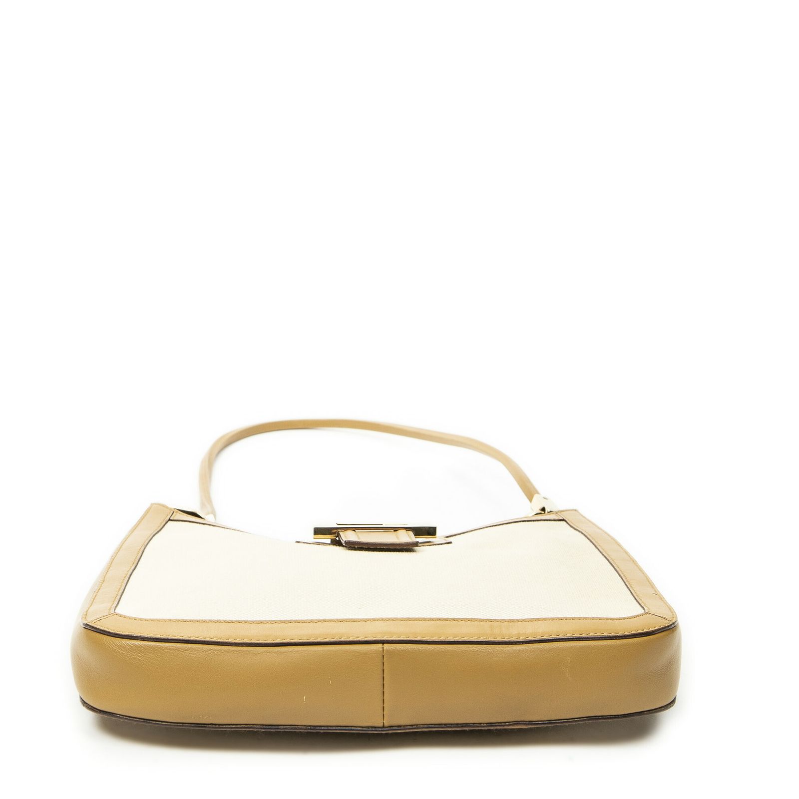 中古] GUCCI グッチG ホーボー ショルダーバッグタン、ベージュウオー