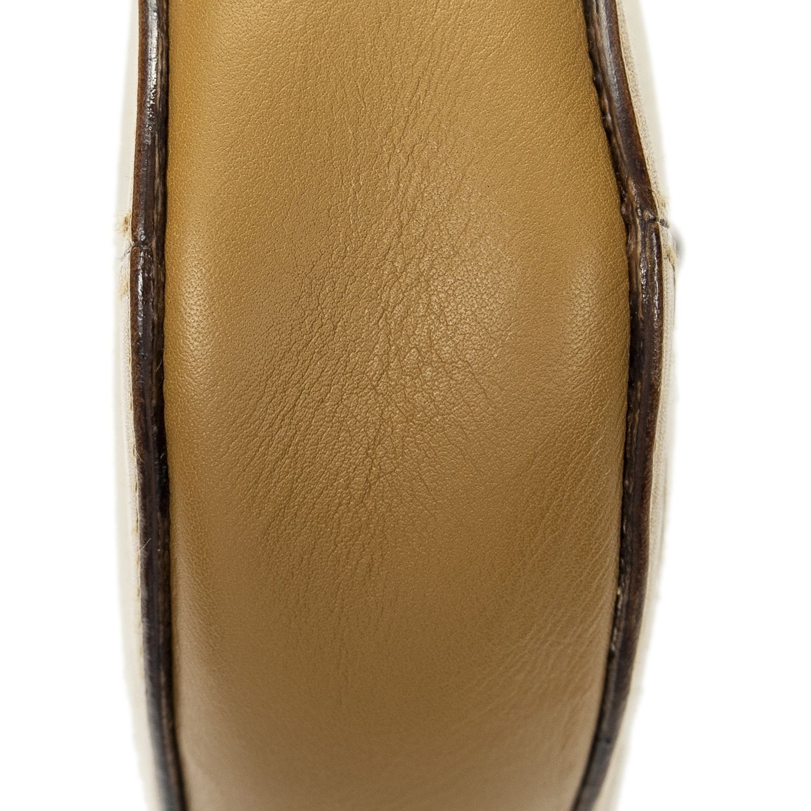中古] GUCCI グッチG ホーボー ショルダーバッグタン、ベージュウオー