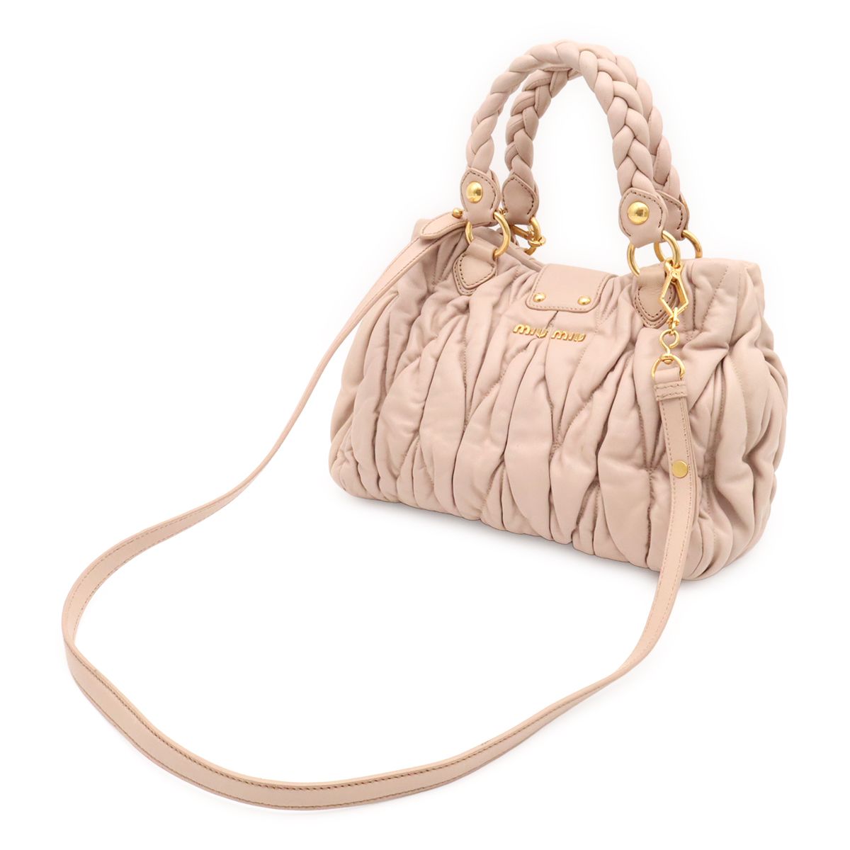 Miu Miu ミュウ ミュウ ミュウミュウ マテラッセ ギャザー