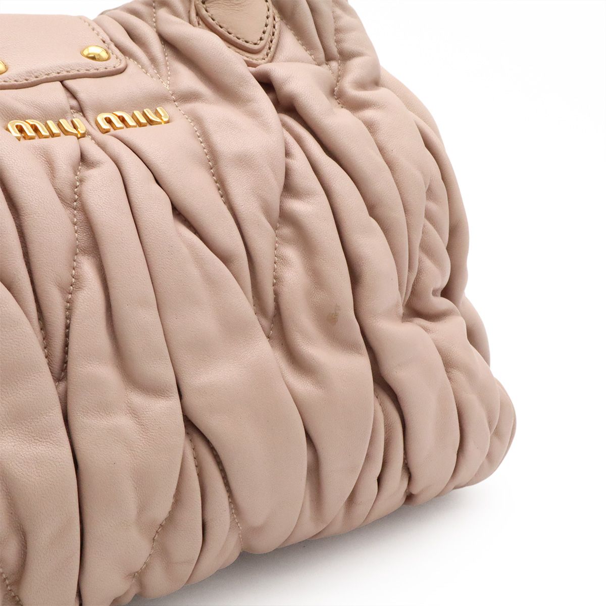 Miu Miu ミュウ ミュウ ミュウミュウ マテラッセ ギャザー