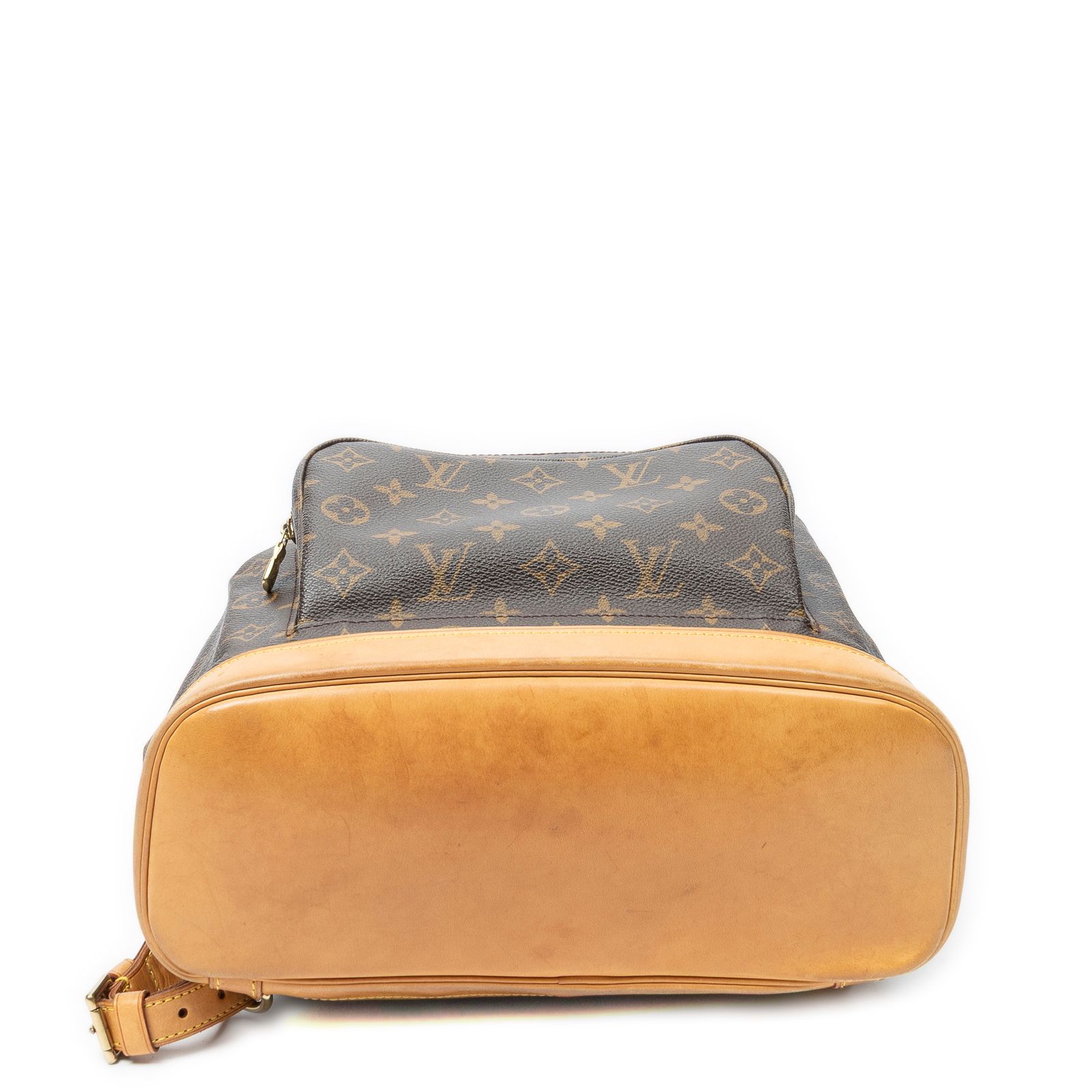 [中古] LOUIS VUITTON ルイヴィトンモンスリー茶色モノグラムキャンバスAB