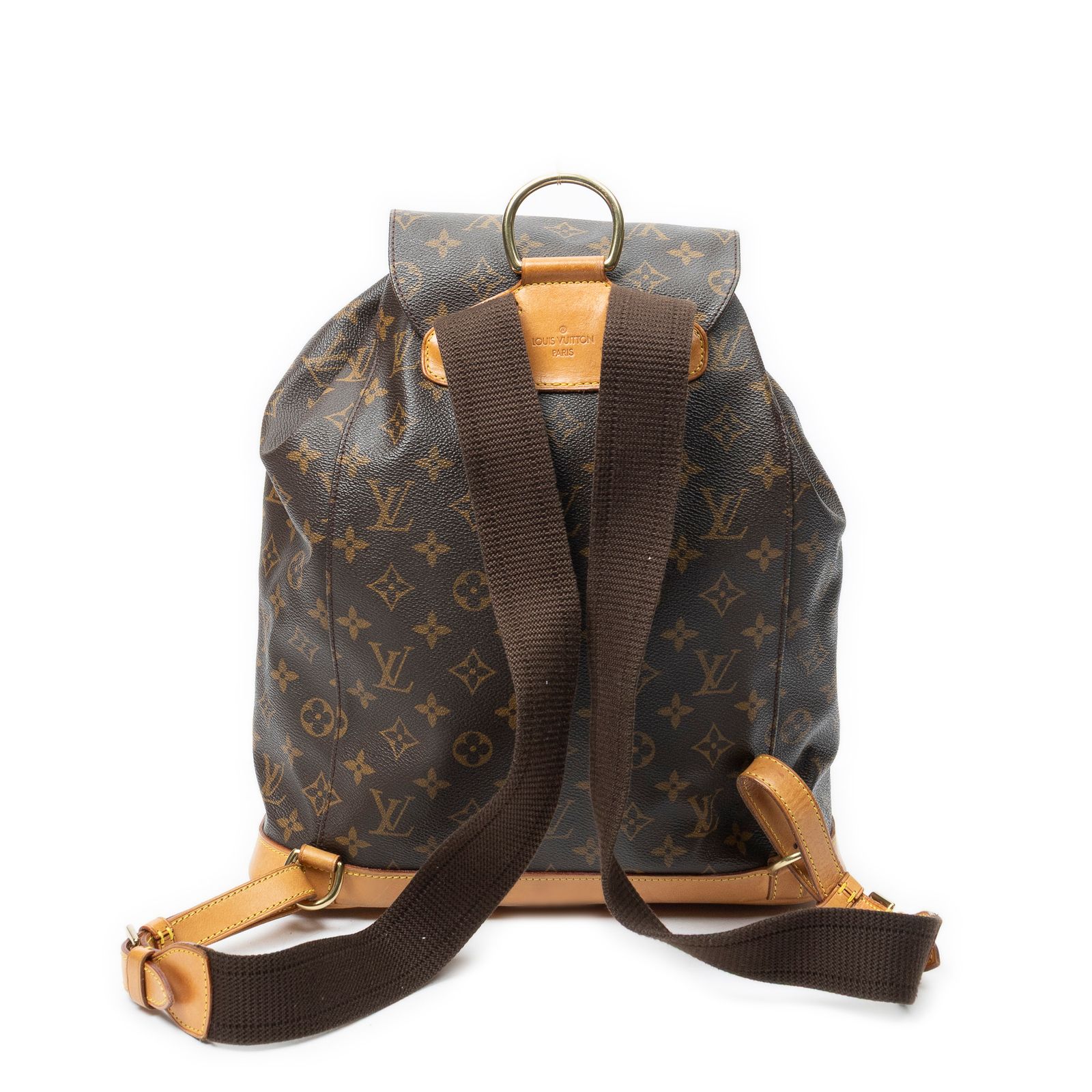 [中古] LOUIS VUITTON ルイヴィトンモンスリー茶色モノグラムキャンバスAB