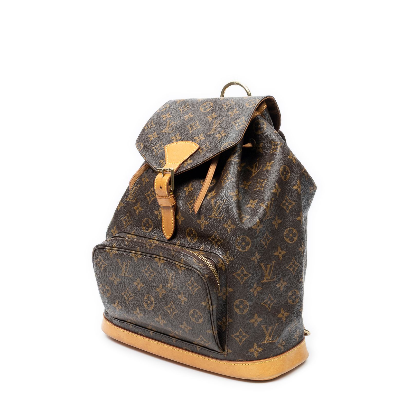 [中古] LOUIS VUITTON ルイヴィトンモンスリー茶色モノグラムキャンバスAB