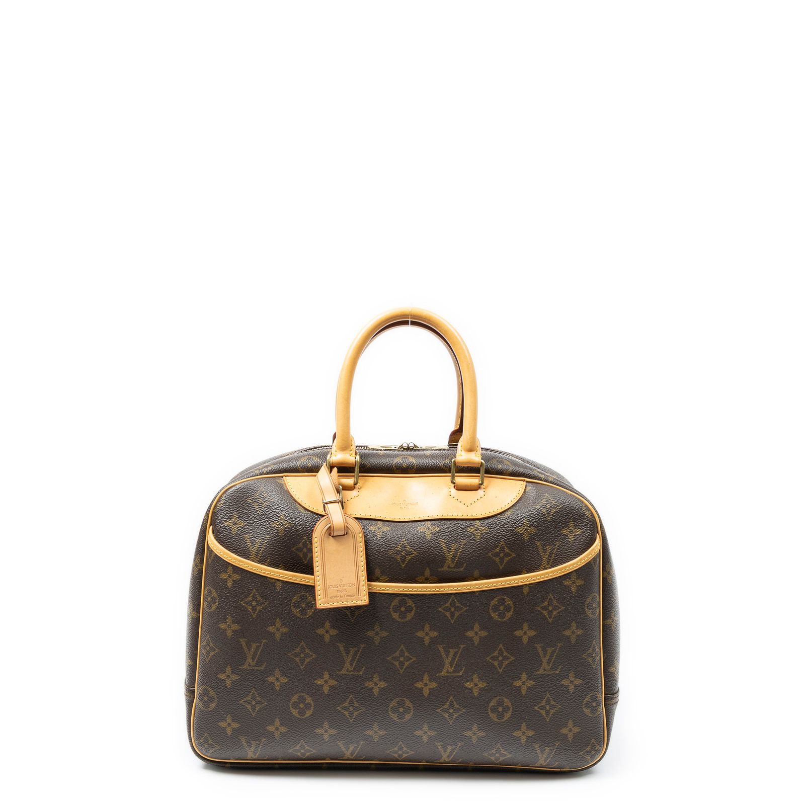 [中古] LOUIS VUITTON ルイヴィトンドーヴィル茶色モノグラムキャンバスA