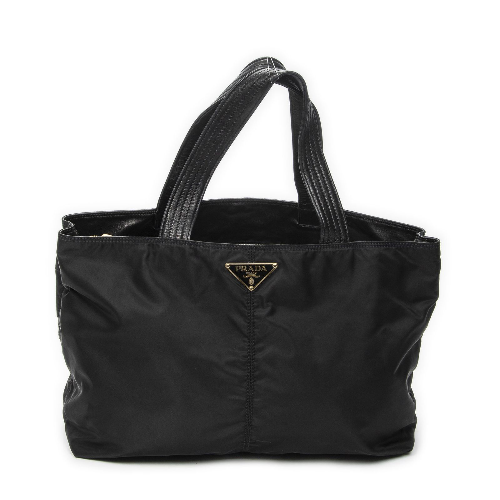 中古] PRADA プラダ2WAY トートバッグ黒ナイロンキャンバスA - メルカリ