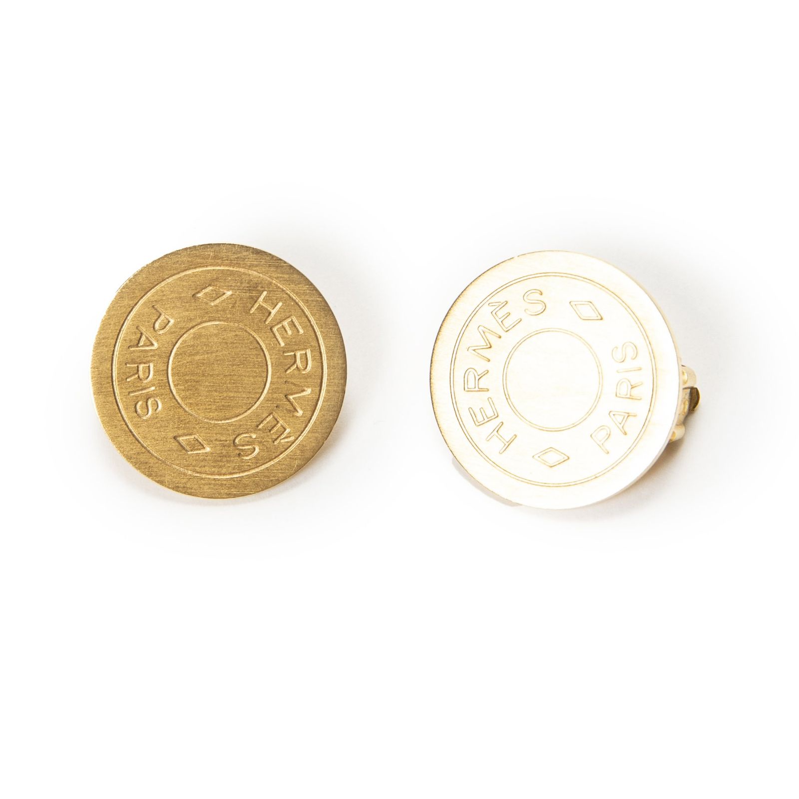 [中古] HERMES エルメスClou de Selle クリップオン イヤリング金金メッキA 29,575円