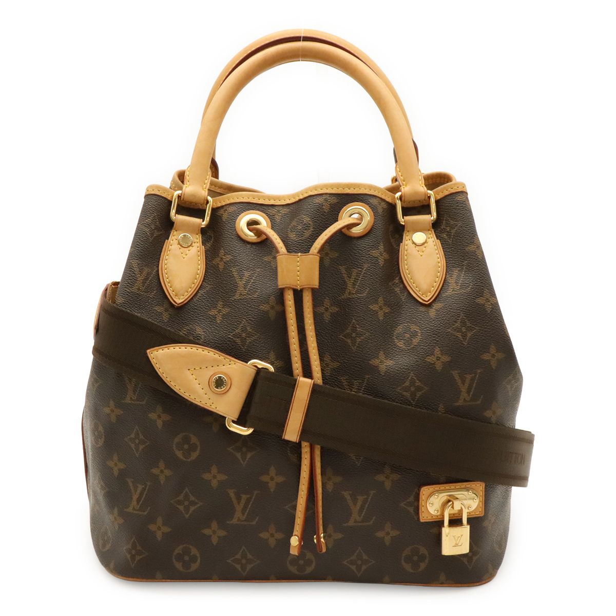 LOUIS VUITTON ルイ ヴィトン モノグラム ネオ ハンドバッグ 巾着型 2WAY ショルダーバッグ M40372