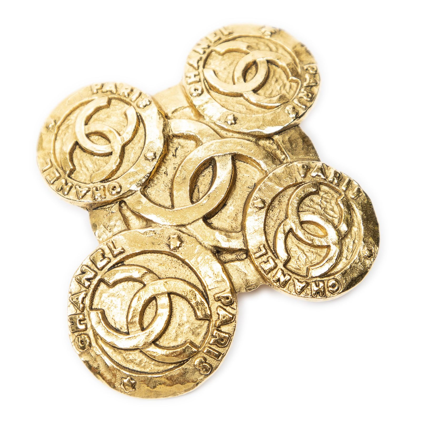 [中古] CHANEL シャネルCC Coins Cross Brooch金金メッキA 50,580円