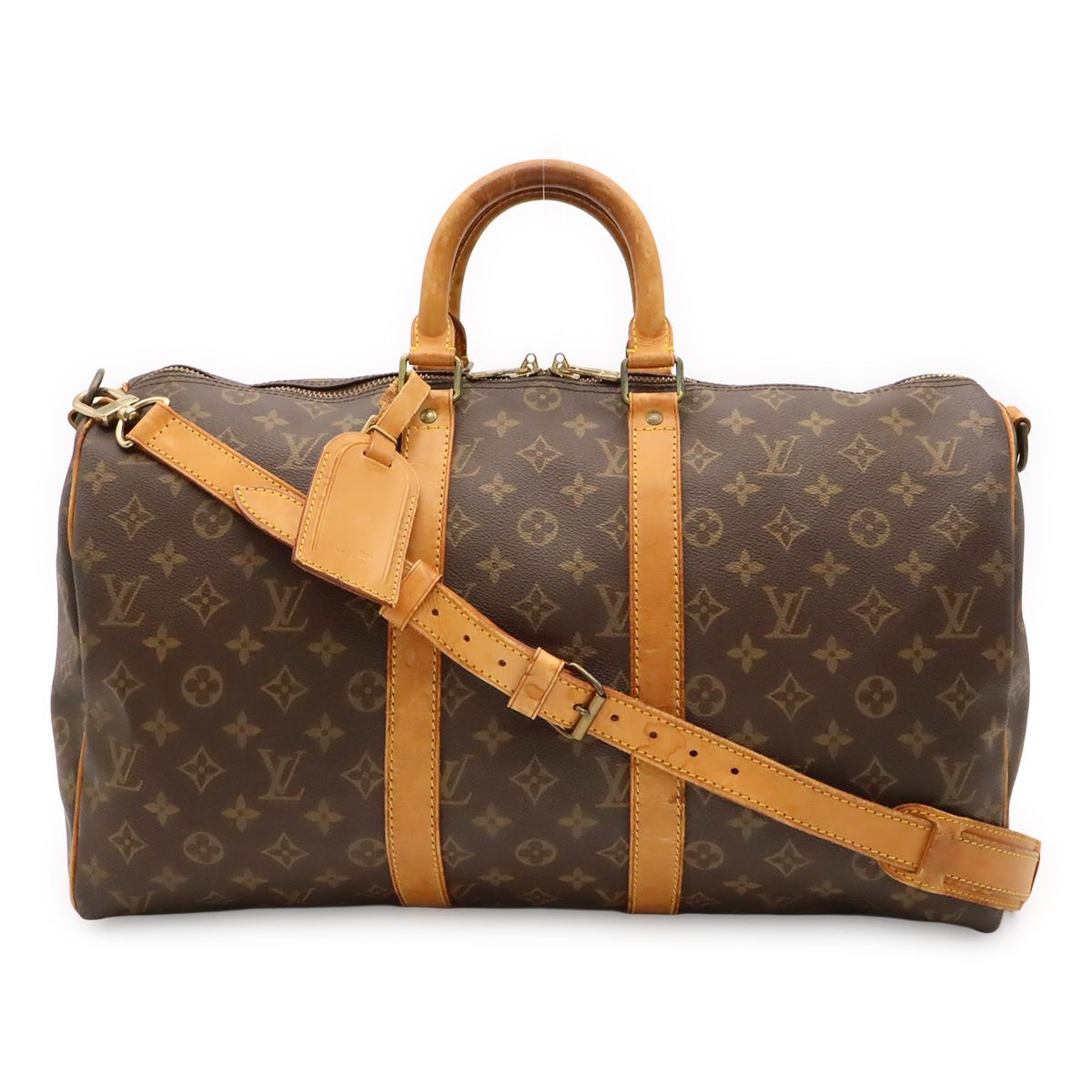 ルイヴィトン モノグラム キーポル45 旧型 ボストンバッグ ハンドバッグ LOUIS VUITTON ルイ ヴィトン モノグラム キーポル バンドリエール45