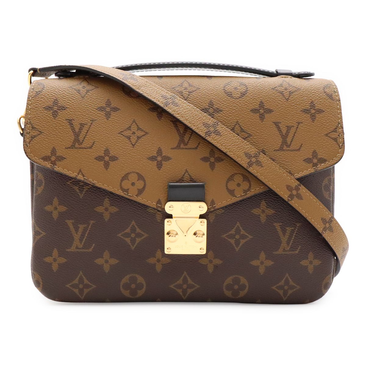 LOUIS VUITTON ルイ ヴィトン モノグラムリバース ポシェット メティスMM ハンドバッグ 2WAY ショルダーバッグ 斜め掛け M44876