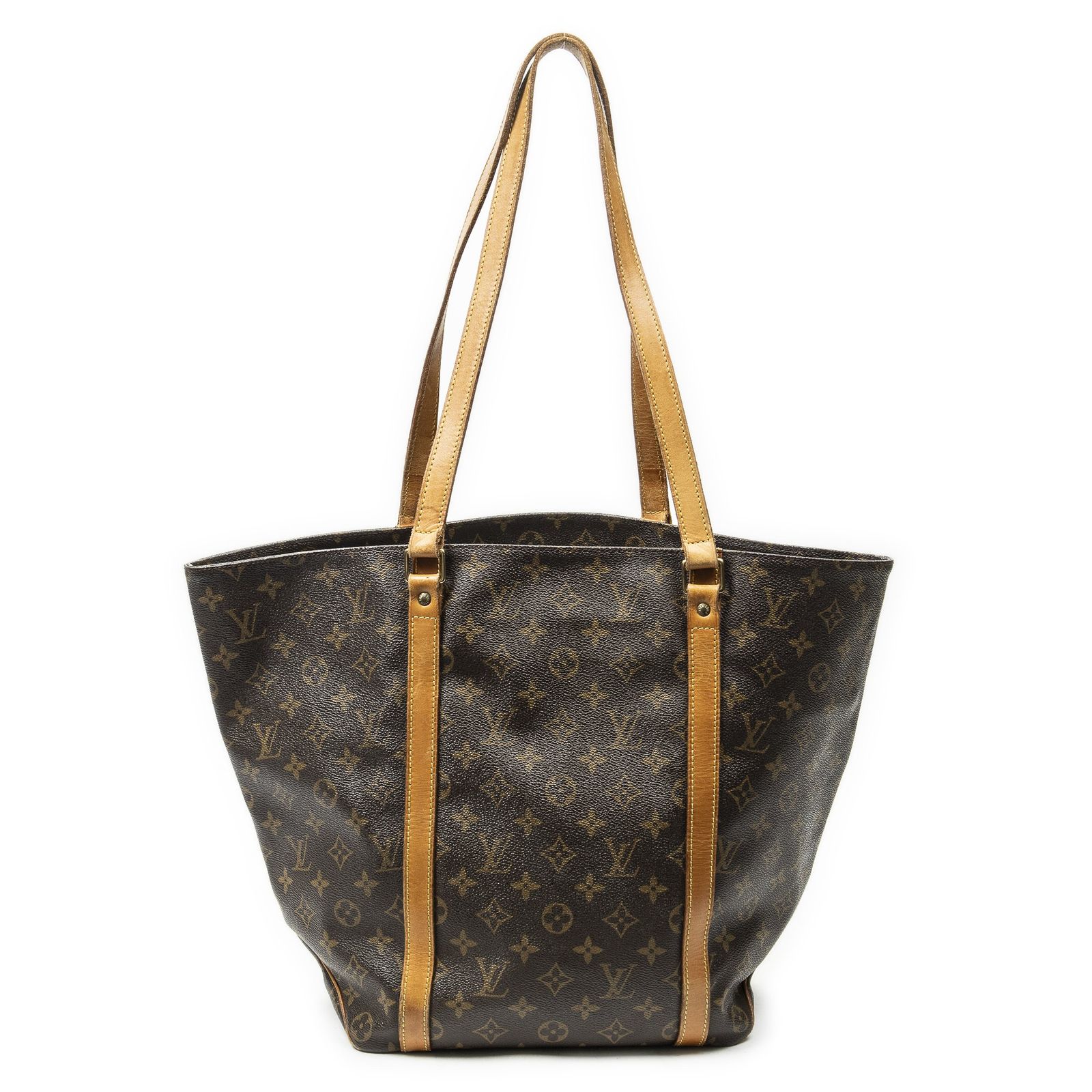 中古] LOUIS VUITTON ルイヴィトンサックショッピング茶色モノグラム
