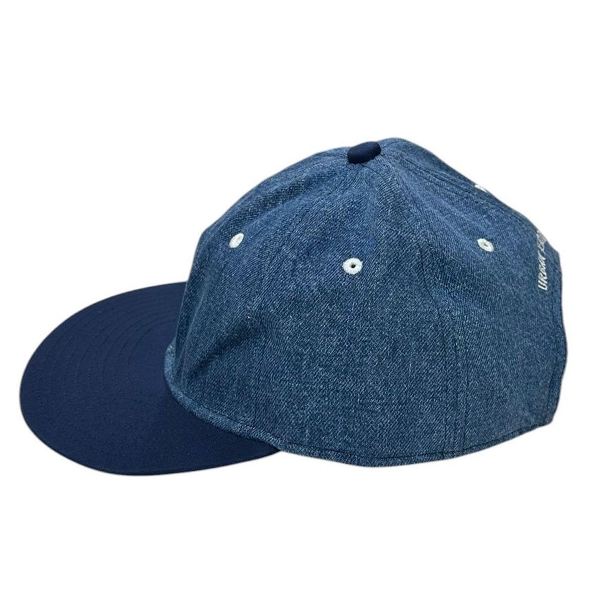 WTAPS 26SS T-6M 07 ／ CAP ／ COTTON． DENIM バイカラーロゴ刺繍