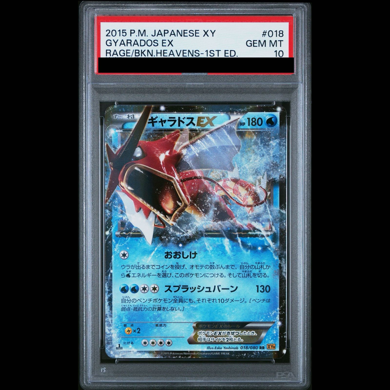 PSA10】ギャラドスEX RR 018/080 1枚 - メルカリ