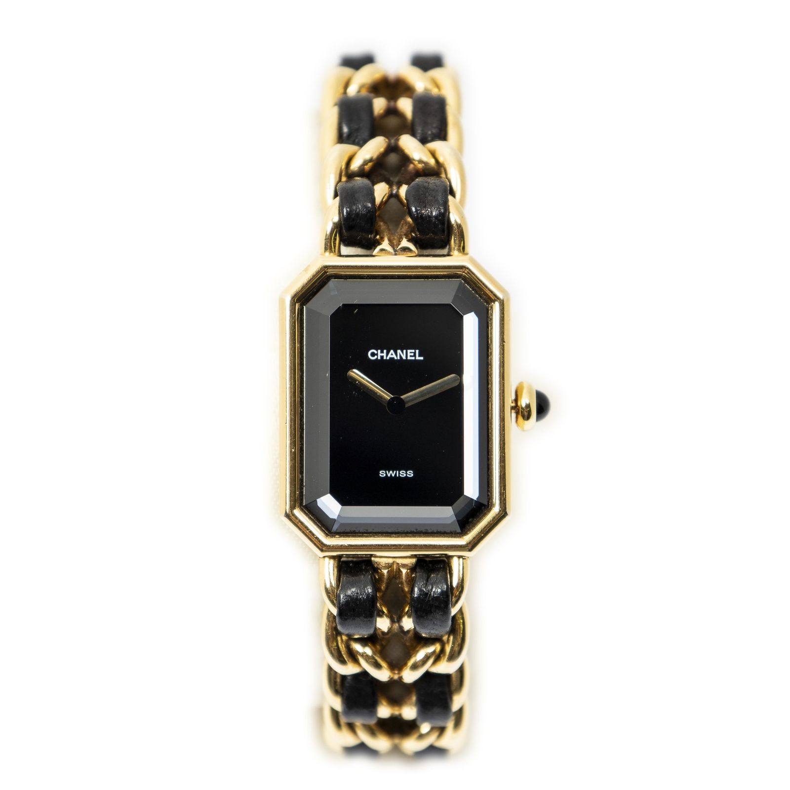 [中古] CHANEL シャネルプルミエールブラック/ゴールド金メッキA